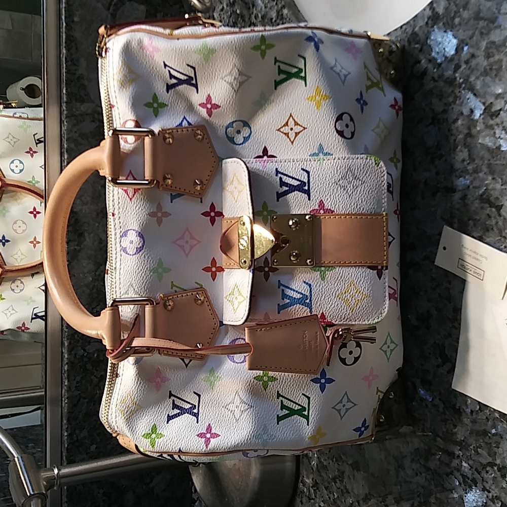 Lv multi color speedy 30 white